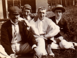 Vintage photograph Victorian Men and boys